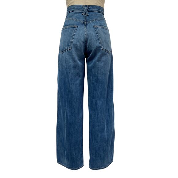 Alex Mill 'Ella' Blue Cotton Arc Denim Jean Size 28 - Picture 3 of 4